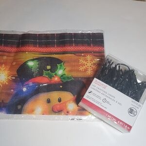 Festive Snowman Yard Flag, Ashlandwith LED Lights